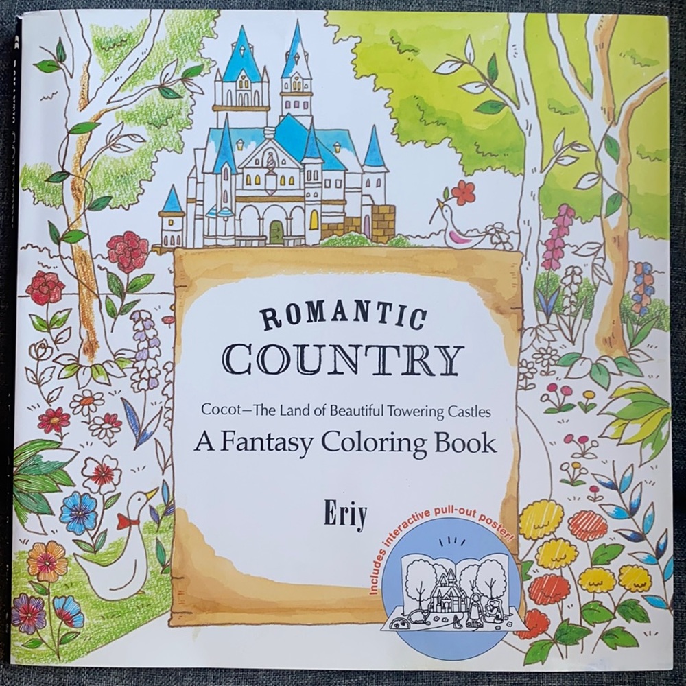 COLORING BOOK BY ERIY ROMANTIC COUNTRY